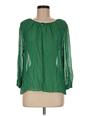J.Crew 3/4 Sleeve Silk Top (view 1)