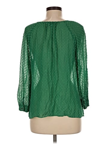 J.Crew 3/4 Sleeve Silk Top (view 2)