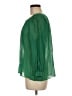 J.Crew Green 3/4 Sleeve Silk Top Size 6 - photo 5
