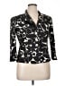 MICHAEL Michael Kors Print Black Blazer Size 14 - photo 1