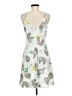 Unbranded Print Gray Casual Dress Size M - photo 2