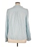 wonderly Blue Long Sleeve Blouse Size XL - photo 2