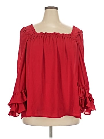Ashley Stewart 3/4 Sleeve Blouse (view 1)