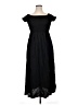 Unbranded 100% Rayon Solid Black Casual Dress Size XL - photo 1