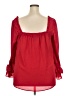 Ashley Stewart 100% Polyester Red 3/4 Sleeve Blouse Size 18 Plus - photo 2