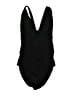Venus Solid Black One Piece Swimsuit Size 16 - photo 2