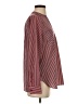 CAbi 100% Polyester Stripes Burgundy Long Sleeve Blouse Size S - photo 4