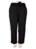 T Tahari Solid Black Casual Pants Size 2X - photo 1