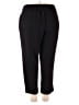 T Tahari Solid Black Casual Pants Size 2X - photo 2