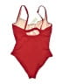Cupshe Solid Red One Piece Swimsuit Size XL - photo 2
