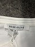 Rose + Olive 100% Rayon Ivory Short Sleeve Blouse Size M - photo 7
