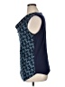 Halogen 100% Polyester Blue Sleeveless Blouse Size XL - photo 5