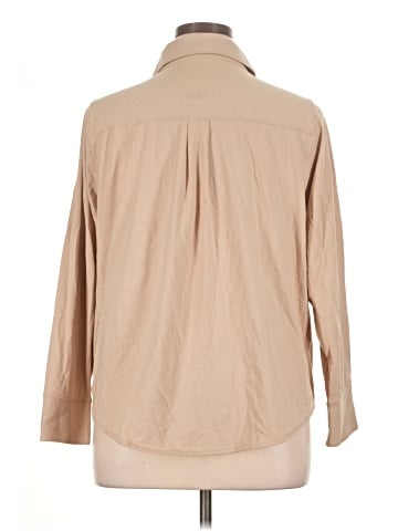Universal Standard 3/4 Sleeve Button-Down Shirt (view 2)