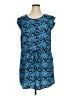 CAbi 100% Polyester Blue Casual Dress Size XL - photo 1