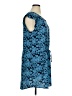 CAbi 100% Polyester Blue Casual Dress Size XL - photo 4