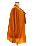 City Chic 100% Polyester Orange 3/4 Sleeve Blouse Size 24 Plus (XXL) - photo 4