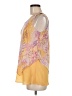 Secret 100% Polyester Yellow Sleeveless Blouse Size M - photo 5