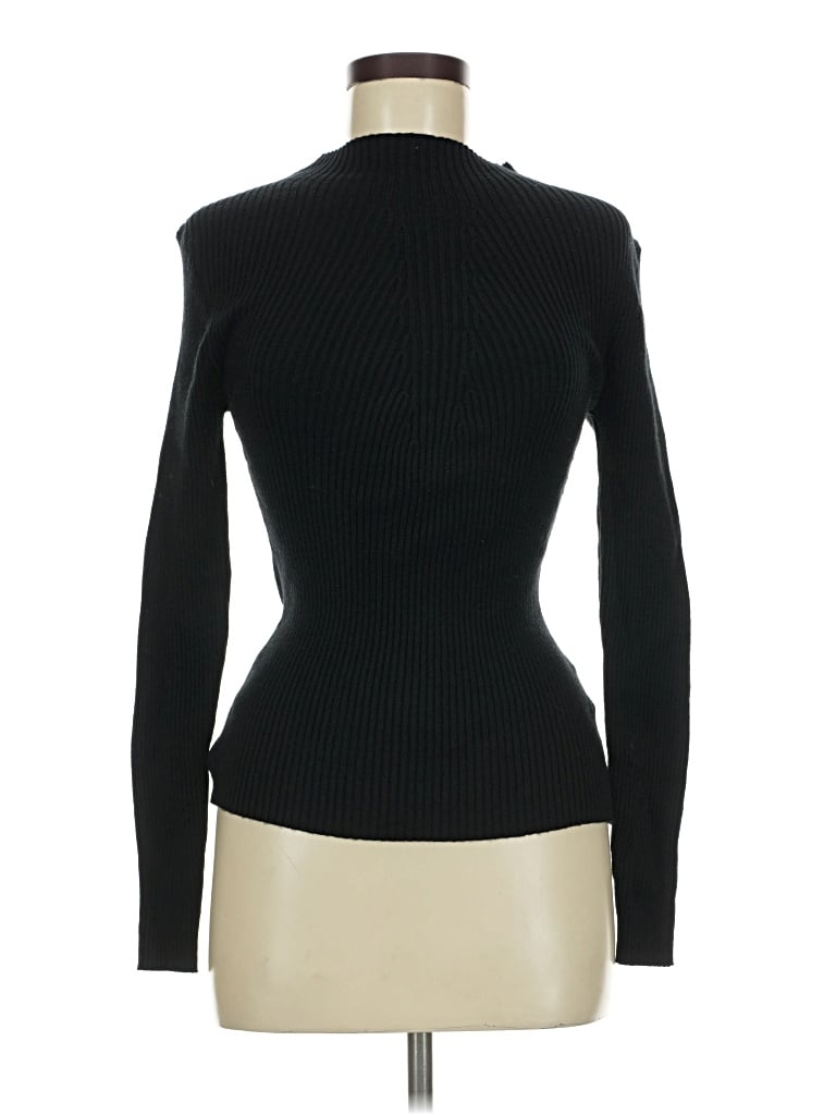 Pre-owned Zesica Turtleneck Sweater In Black