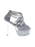 Assorted Brands Silver Heels Size EU 40 - photo 1