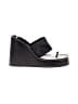 Miista 100% Leather Black Wedges Size EU 40 - photo 1