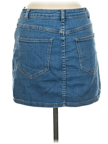 Kimchi Blue Denim Skirt (view 2)