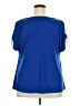 Lane Bryant Blue Short Sleeve Top Size 18 - 20 Plus - photo 2