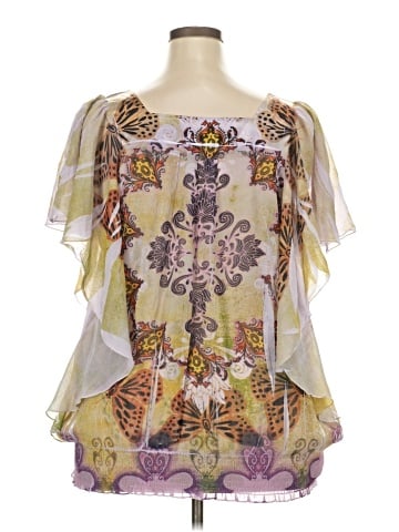One World Short Sleeve Blouse (view 2)