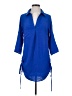 Blooming Jelly Blue 3/4 Sleeve Blouse Size S - photo 1