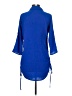 Blooming Jelly Blue 3/4 Sleeve Blouse Size S - photo 2