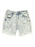 Almost Famous Blue Denim Shorts Size 7 - photo 1