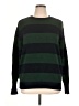 Brandy Melville Stripes Green Pullover Sweater Size XL (estimated) - photo 1