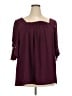 BLOOMCHIC Burgundy 3/4 Sleeve Blouse Size 18 - 20 - photo 1