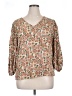 P.S. Kate Tan 3/4 Sleeve Blouse Size 1X - photo 1