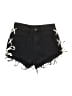 Shein Stars Black Denim Shorts Size 0X - photo 1