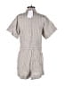 Hevron 100% Linen Stripes Gray Romper Size XS - photo 2