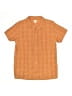Cat & Jack Orange Short Sleeve Button-Down Shirt Size 14 - photo 1
