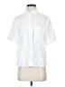 Reformation 100% Linen White Short Sleeve Blouse Size 0 - photo 1