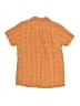 Cat & Jack Orange Short Sleeve Button-Down Shirt Size 14 - photo 2