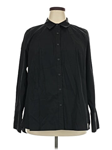 Lane Bryant Long Sleeve Button-Down Shirt (view 1)