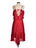 Halston Heritage 100% Polyester Red Cocktail Dress Size S - photo 2