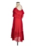 Halston Heritage 100% Polyester Red Cocktail Dress Size S - photo 5
