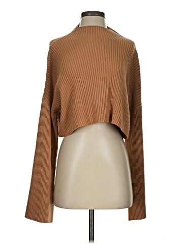 Olivaceous Turtleneck Sweater (view 1)