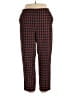 Alfred Dunner Plaid Red Casual Pants Size 10 - photo 1