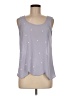 Blu Pepper 100% Polyester Silver Sleeveless Blouse Size M - photo 1