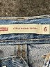 Levi's Blue Denim Shorts Size 6 - photo 3