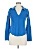 Pilcro Blue Long Sleeve Blouse Size M - photo 1