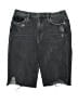IMAAN X FRAME 100% Cotton Black Denim Shorts Size 27 waist - photo 1