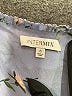 Intermix 100% Silk Blue 3/4 Sleeve Silk Top Size 6 - photo 7