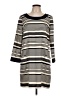 J.Crew Stripes Ivory Casual Dress Size 10 - photo 1