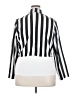 Dots 100% Polyester Stripes Silver 3/4 Sleeve Blouse Size 20 - photo 2